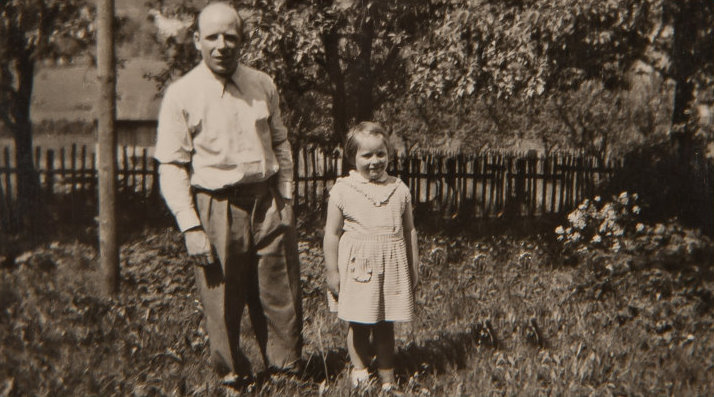 Firmengründer Hermann Wetzel mit Tochter Ingeborg